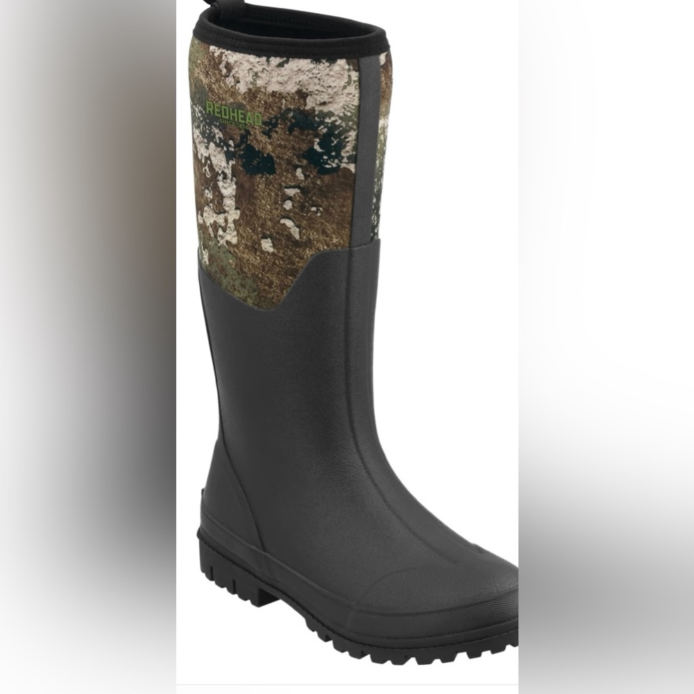 RedHead Camo Utility Waterproof Rubber Boots for Men **Like New**